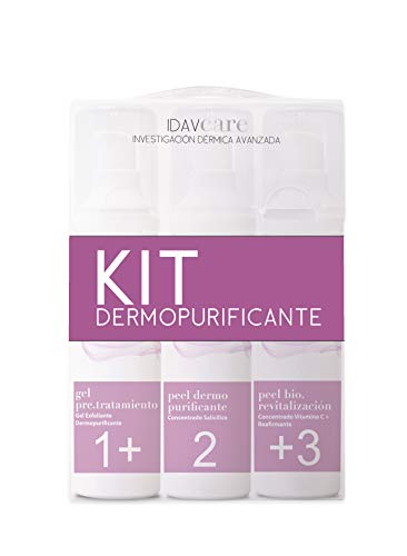 Idav Care - Kit Home Dermopurificante Piel grasa/Poro Dilatado, en 3 Pasos