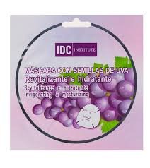 IDC INSTITUTE, Mascarilla hidratante y rejuvenecedora para la cara, UVA - 22 gr. 12 unidades por caja