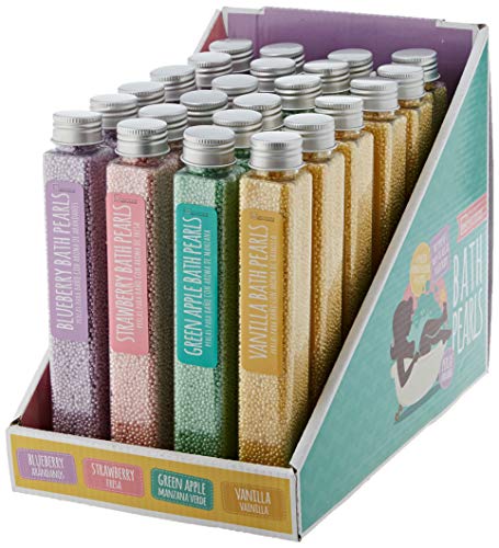 IDC INSTITUTE, Sal y mineral para baños (Multicolor) - 90 gr. 24 unidades por caja