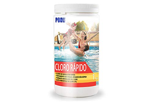 iFONT Cloro Rápido | Formato Granulado | Mantenimiento de Piscina | Tratamiento de Choque | Formato 1 kg | POOLiberica