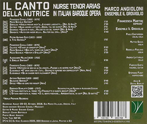 Il Canto Della Nutrice - Nurse Tenor Arias In Italian Baroque Opera