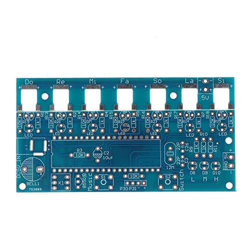 ILS - DC4.5-5.5V DIY Laser Harp Kit String teclado kit DIY partes electrónicas 7 Arcos electrónicos DIY Kit Tecnología Piano Music Box