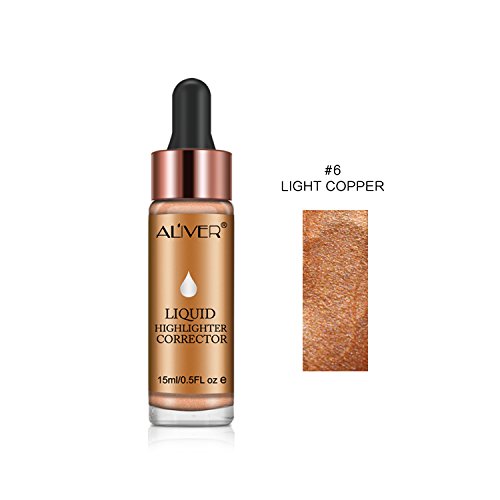 Iluminador facial Revolution Liquid Highlighter líquido #06