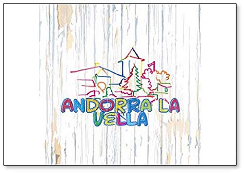 Imán para nevera de Andorra La Vella