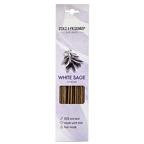 Incienso Salvia Blanca Jiri and Friends 100% Natural 15 estuco Natural Incense White Sage