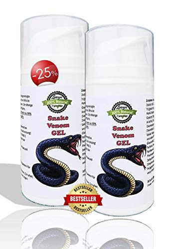 Increíble poder curativo de la naturaleza. Gel de masaje y dolor de veneno de serpiente de primera calidad: el olvidado"remedio milagroso" (100ml)