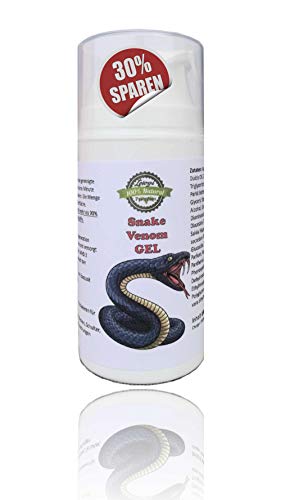 Increíble poder curativo de la naturaleza. Gel de masaje y dolor de veneno de serpiente de primera calidad: el olvidado"remedio milagroso" (50ml)