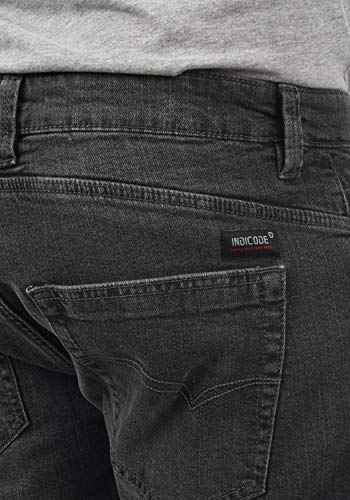 INDICODE Hallow - patalón baquero corto para Hombre, tamaño:M, color:Dark Grey (910)