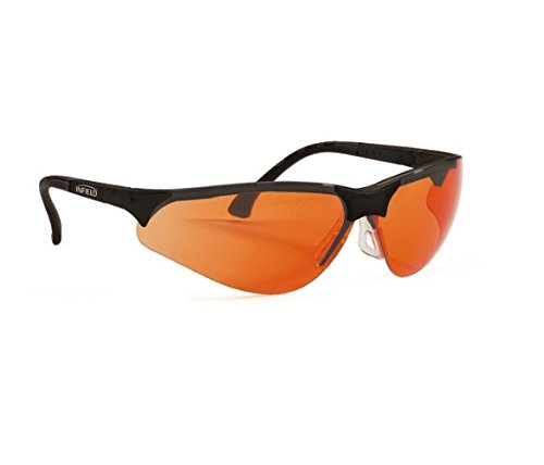 Infield Terminator - Gafas protectoras, UV 400, color naranja