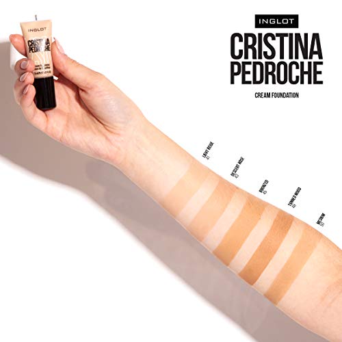 Inglot - Base de Maquillaje YSM Cream Foundation 8 ml, Cristina Pedroche x INGLOT (45 Brozed)