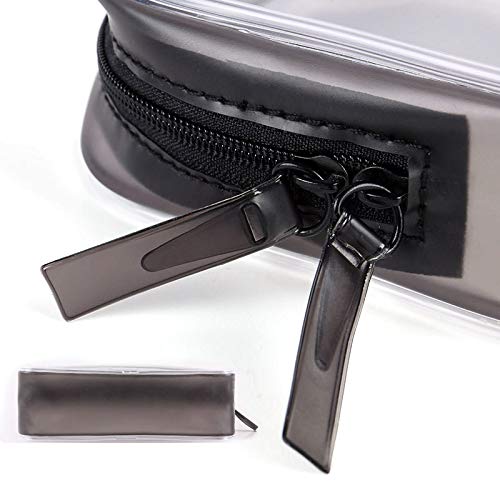 INHEMi 4 Piezas Unisex Neceser Transparente Bolsa de Vuelo para Líquidos Bolsa de cosméticos a prueba de agua Bolsa con cremallera Multi-tamaños