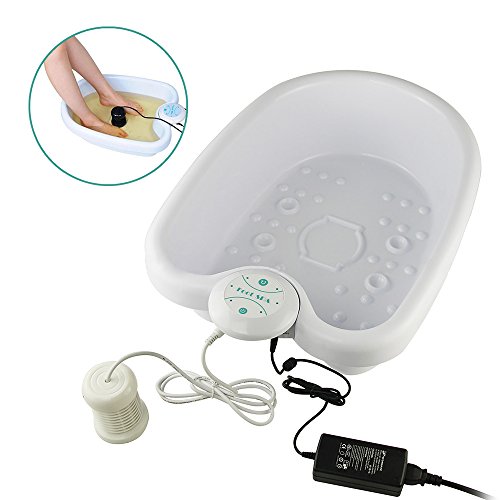 InLoveArts Todo en uno Desintoxicación con Iones Negativos Masaje de pies Máquina de baño Limpieza Celular, máquina de SPA para el Cuidado de la Salud en el hogar Bañera para SPA para pies 1 Conjunto