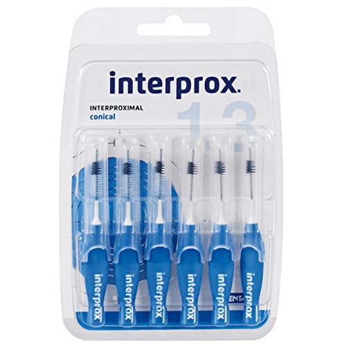 Interprox 4G - Cepillos interdentales (6 unidades), color azul