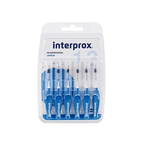 Interprox Cepillos interdentales azul cónico 3 x 6 piezas