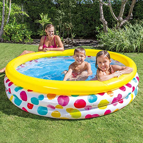 Intex 58449NP - Piscina hinchable Cool Dots 168 x 38 cm, 581 litros