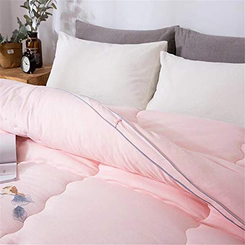 Invierno caliente grueso edredón de ganso edredón edredón de doble tamaño de inserción con el cantón más aquí ecológica algodón acolchado,Rosado