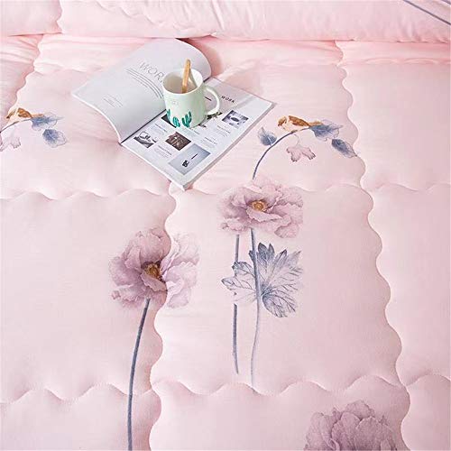 Invierno caliente grueso edredón de ganso edredón edredón de doble tamaño de inserción con el cantón más aquí ecológica algodón acolchado,Rosado