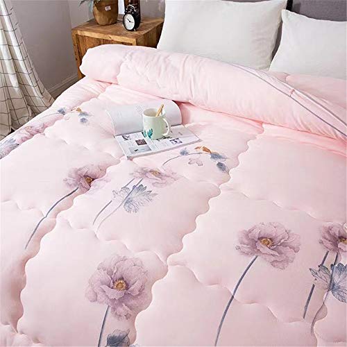 Invierno caliente grueso edredón de ganso edredón edredón de doble tamaño de inserción con el cantón más aquí ecológica algodón acolchado,Rosado