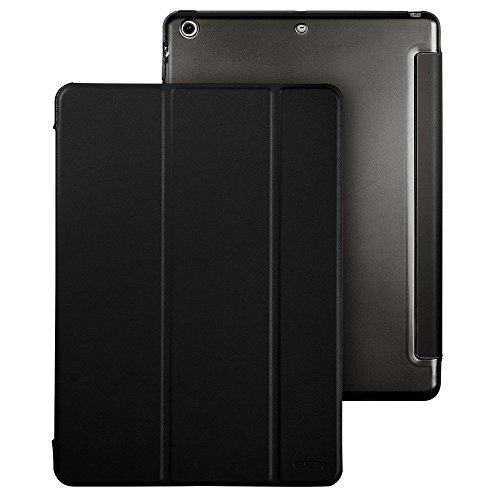 iPad Mini Funda Carcasa, iPad Mini 3/2/1 Funda, ESR Yippee Serie Color iPad Mini Transparente Volver Ultra Delgado despertador automático Arriba / sueño de Smart Funda Tri-fold protectora Funda para iPad Mini 3/2/1(mysteriou Negro)