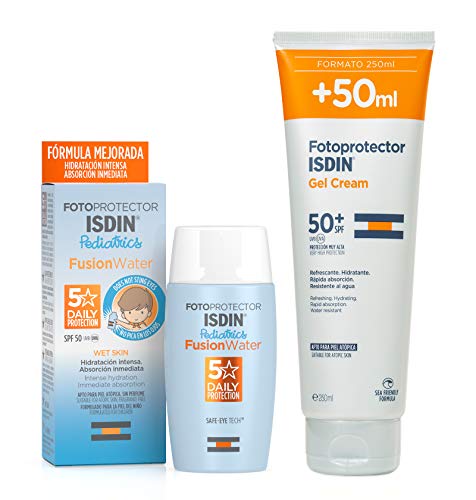 ISDIN Fotoprotector Gel Cream SPF 50+ Isdin Fotoprotector Fusion Water Pediatrics SPF 50 - Protector solar facial para niños