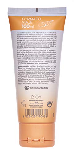 ISDIN Fotoprotector Gel Cream SPF 50+ refrescante, formato viaje, hidratante, rápida absorción, resistente al agua - 100 ml