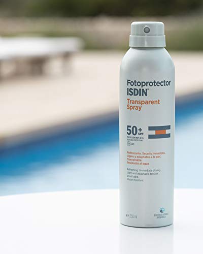 ISDIN Fotoprotector Transparent Spray SPF 50+ | Aplicación 360º | 250ml