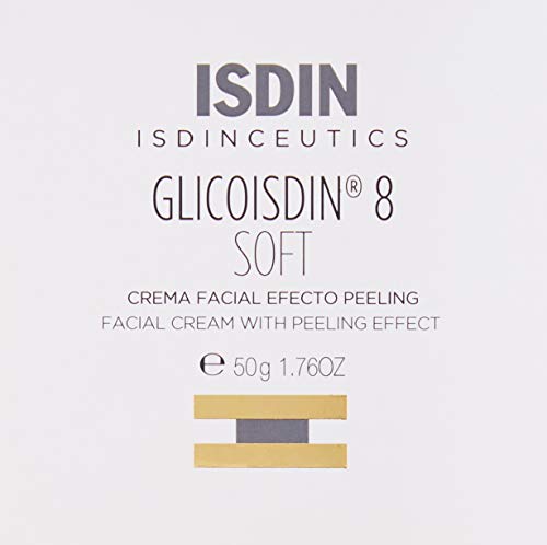 ISDIN Isdinceutics Glicoisdin 8 Soft, Crema Facial Efecto Peeling con Ácido Glicólico, 50 ml