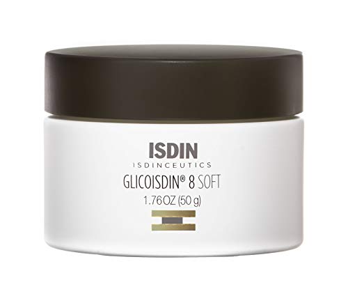 ISDIN Isdinceutics Glicoisdin 8 Soft, Crema Facial Efecto Peeling con Ácido Glicólico, 50 ml