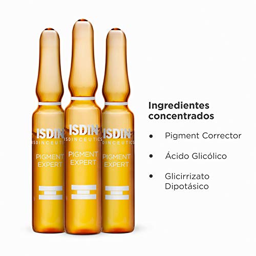 Isdin Isdinceutics Pigment Expert Serum corrector despigmentante facial | Previene y Trata las Manchas en la Piel Monodosis 10 x 2ml