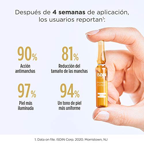 Isdin Isdinceutics Pigment Expert Serum corrector despigmentante facial | Previene y Trata las Manchas en la Piel Monodosis 10 x 2ml