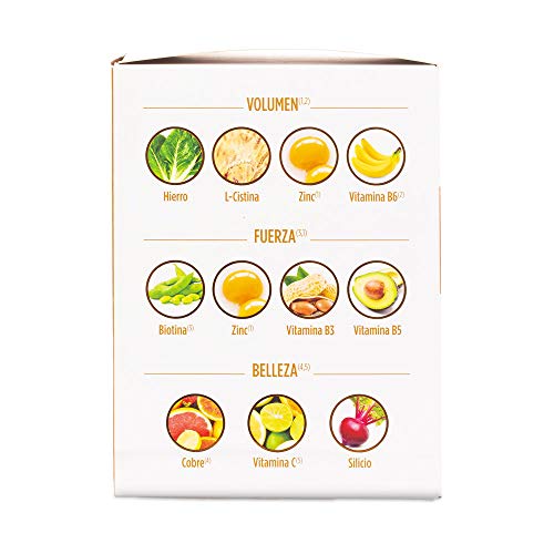 Isdin Lambdapil Hairdensity, 180 Cápsulas, Recupera el Volumen, fuerza y belleza de tu cabello y uñas en Sólo 3 Meses