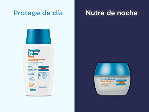 ISDIN Ureadin Fusion Fluid facial SPF 30 para piel Normal a Seca | Hidratación que Protege tu piel 1 x 50ml