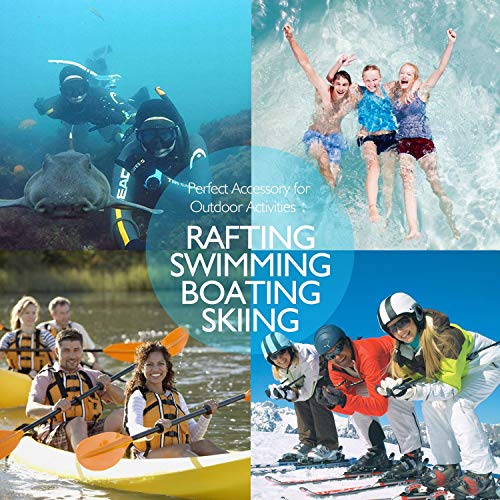 ivoler [IPX8 Certificado] [3 Unidades] Funda Bolsa Móvil Impermeable Universal para Xiaomi, iPhone, Samsung Galaxy, Huawei, Smartphones, Monedas, Pasaporte, etc. (Negro/Blanco/Rosa)