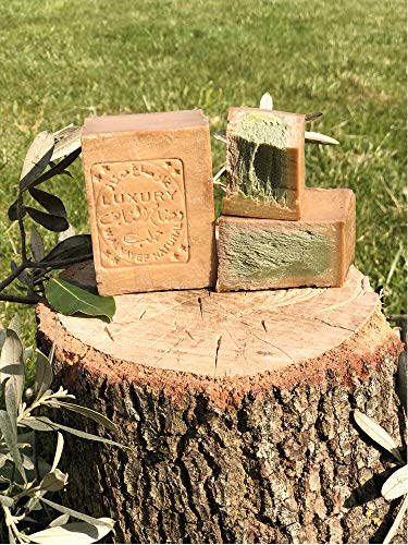 Jabón Aleppo, 190g, 80% aceite de oliva, 20% aceite de laurel, jabón para el cabello, jabón de ducha