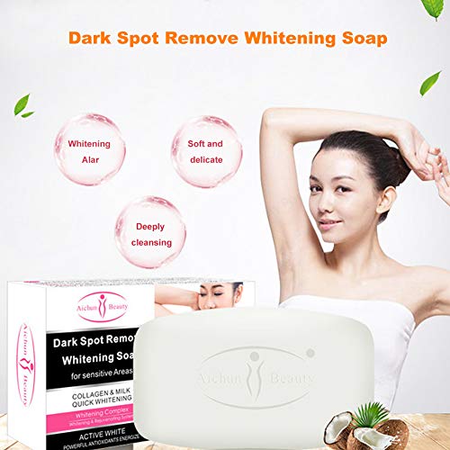 Jabón Blanqueador - Blanqueamiento de la Piel Blanqueamiento de la Belleza, Aligeramiento Hidratante Intimate Private Body Care Soap