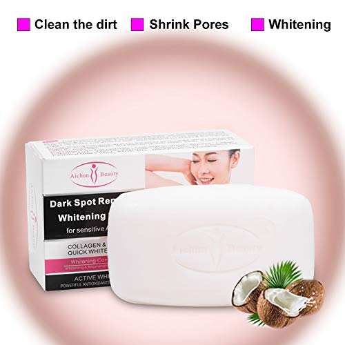 Jabón Blanqueador - Blanqueamiento de la Piel Blanqueamiento de la Belleza, Aligeramiento Hidratante Intimate Private Body Care Soap