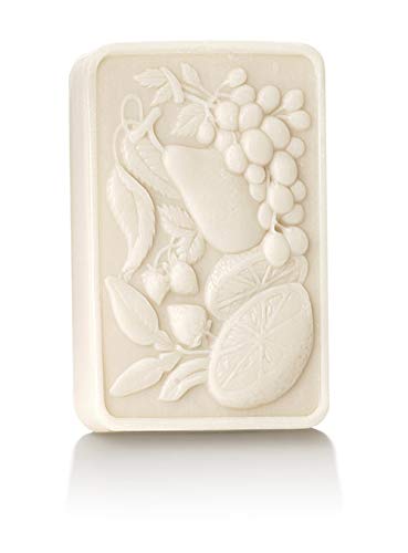 Jabón de limón, pack regalo 3 pastillas de 125 g, Jabón italiano hecho a mano de Fiorentino, con relieve decorativo