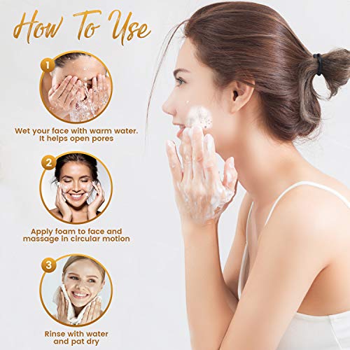 Jabón Exfoliante de Azufre 200 gr - Con Vitamina E, Lucha Contra el Acné, la Piel Grasa, los Granos y las Espinillas, Limpia, Purifica e Hidrata Profundamente la Piel, Sin Parabenos