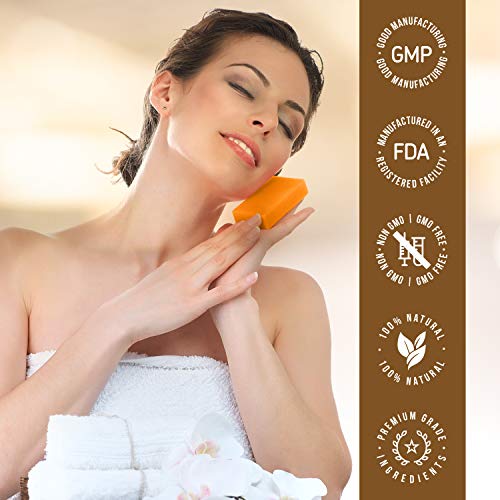 Jabón exfoliante y anti edad para rostro y cuerpo Eco Masters – Hidrata, Purifica e Ilumina la Piel – Pastilla de Jabón Ideal Para Combatir la Hiperpigmentación – Sin Parabenos o Silicatos