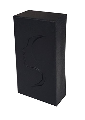 Jabón natural Skineco con carbón activo y leche de cabra con efecto exfoliante, jabón negro hecho a mano en proceso frío