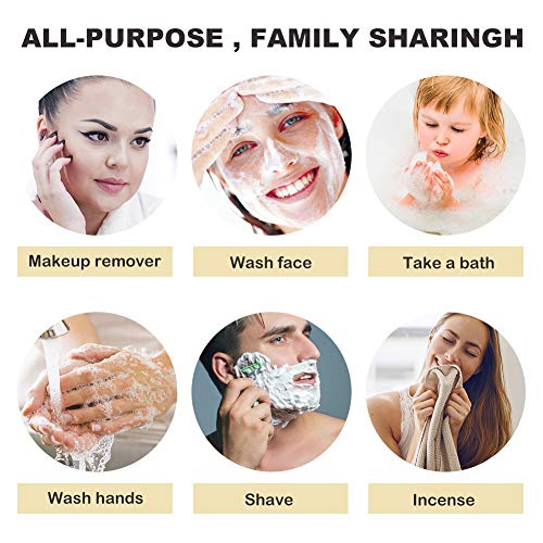 Jabones Facial, Jabón Exfoliante, Acne Jabon, Jabón de hecho a mano, Jabón Natural, Espinilla Poros Remoción Tratamiento para el acné, Poros, Espinillas, Manchas y Piel Grasa