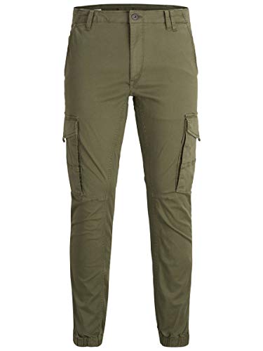 Jack & Jones Jjipaul Jjflake AKM 542 Noos Pantalones, Verde (Olive Night Olive Night), W31/L30 (Talla del Fabricante: 31) para Hombre