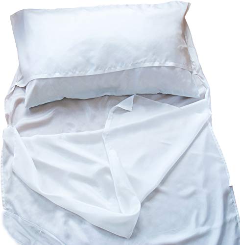 JagBag Deluxe Pure Silk Sleeping Bag Liner (White)