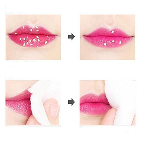 Jalea del lápiz labial, Richoose Flor Temperatura de color cambiante del lápiz labial impermeable y dura más tiempo la tentación de labios hidratante bálsamo Ángel brillo de labios para niñas