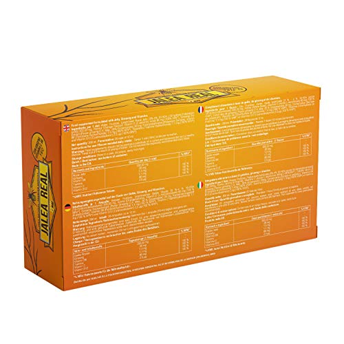 Jalea Real con Ginseng Rojo | Vitamina C | Vitaminas B6 y B12 | Aporta Energía y Vitalidad | Aporta Energía y Vitalidad | Refuerza tus defensas (20 AMPOLLAS)- Qualnat
