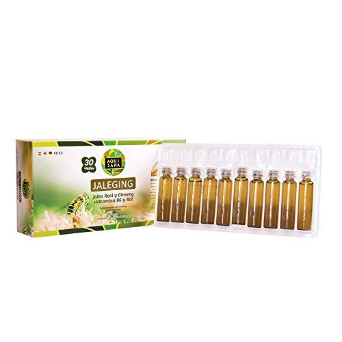 Jaleging Aquisana con Propóleo | Ginseng Rojo | Vitamina B6 y Vitamina B12 | Más Energía y Refuerza- Alergenos: fructosa