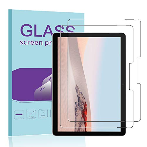 Janmitta para Microsoft Surface Go 2 Protector de Pantalla [2 Piezas], 9H Dureza [Alta Definicion] [Fácil de Instalar] Cristal Vidrio Templado Film para Microsoft Surface Go 2
