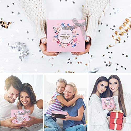 Janolia Bolas de Baño, 4x100g Bolas con Aceites Esenciales, Materiales Naturales para SPA, Cuidado del Cuerpo y Relajación, Kit Regalo para Compleaños, Fiestas y Festivales