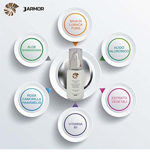 J.ARMOR Serum Facial ÁCIDO HIALURÓNICO y BABA DE CARACOL Antiedad Antiarrugas Antimanchas Suero BIO