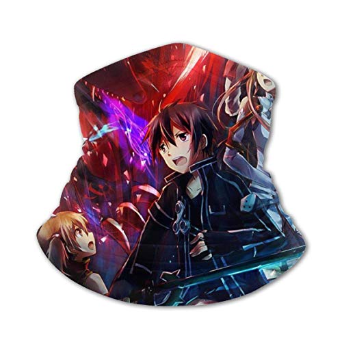 JDYU Sword Art Online Bandana Mascarilla Variedad Toalla Facial Multifunción Bufanda Babero De Seda De Hielo Adolescentes Sol Uv Polvo A Prueba De Viento Pasamontañas Sin Costuras Mascarilla Para Niñ